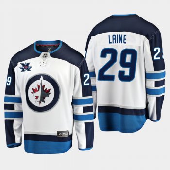 Winnipeg Jets #29 Patrik Laine 2020-21 10th Anniversary Away Honor Dale Hawerchuk White Jersey