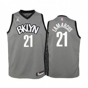 LaMarcus Aldridge Brooklyn Nets Gray Statement Edition Jersey