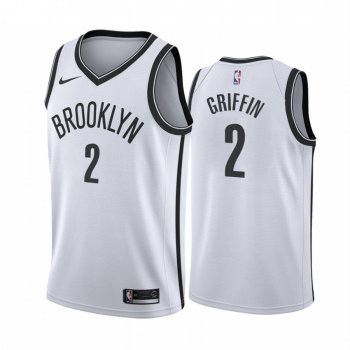 Blake Griffin Brooklyn Nets 2020-21 White Association Edition Jersey