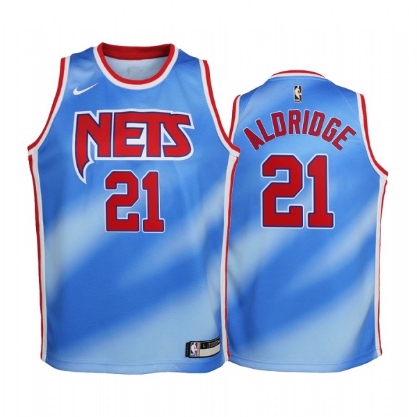 LaMarcus Aldridge Brooklyn Nets Blue Classic Edition Jersey