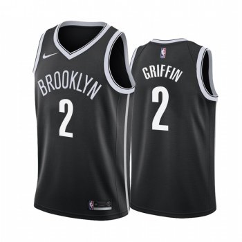 Blake Griffin #2 Brooklyn Nets 2020-21 Black Icon Edition Jersey