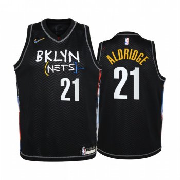 LaMarcus Aldridge Brooklyn Nets Black City Edition Jersey