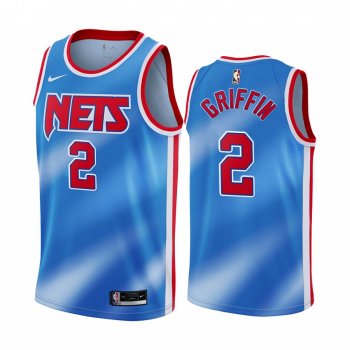 Blake Griffin #2 Brooklyn Nets 2021 Blue Classic Edition Jersey