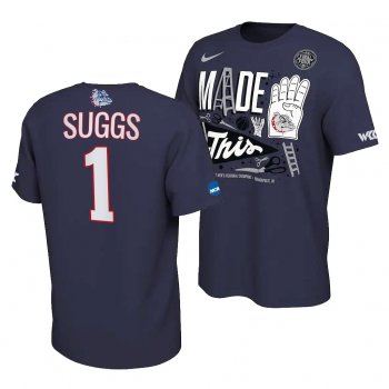 Gonzaga Bulldogs Jalen Suggs Navy 2021 March Madness Final Four T-Shirt