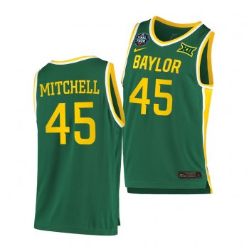 Baylor Bears Davion Mitchell 2021 March Madness Final Four Green Home Jersey