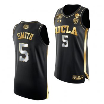 Chris Smith UCLA Bruins 2021 March Madness Final Four Black Golden Authentic Jersey