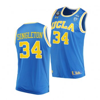 UCLA Bruins David Singleton 2021 March Madness Final Four Blue PAC-12 Jersey