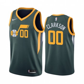 Jordan Clarkson Utah Jazz 2019-20 Green Earned Edition Jersey