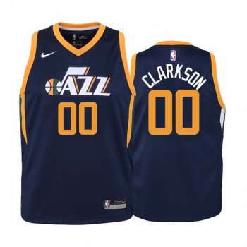 Youth Jordan Clarkson Utah Jazz Navy Icon 2019-20 Jersey