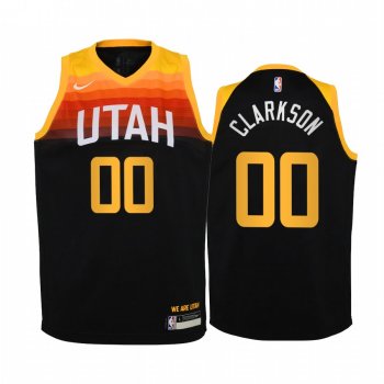 Youth Utah Jazz Jordan Clarkson 2020-21 City Black Jersey