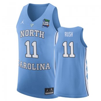 North Carolina Tar Heels Shea Rush #11 Light Blue 2019 Final-Four Replica Basketball Jersey