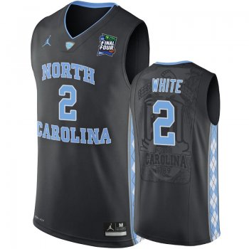 North Carolina Tar Heels Coby White #2 Black 2019 Final-Four Replica Basketball Jersey