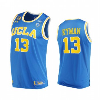 UCLA Bruins Jake Kyman Jersey 2021 March Madness PAC-12 Blue Stand Together