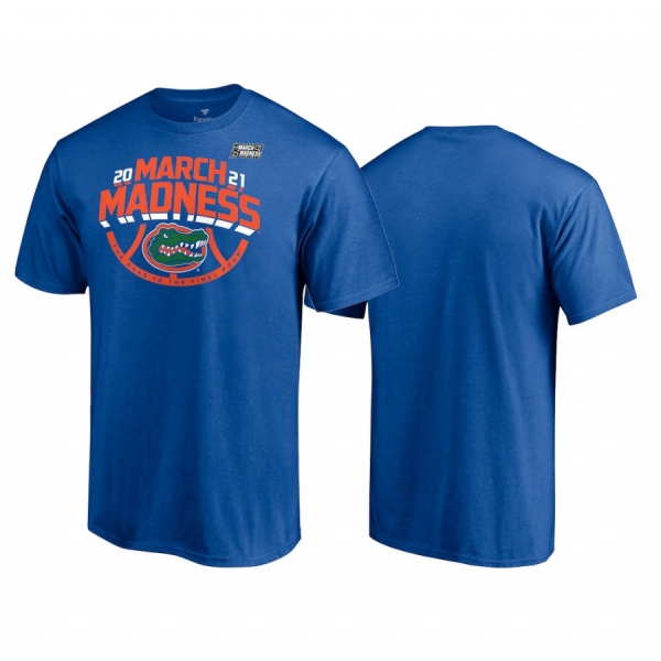 Florida Gators Royal 2021 NCAA Basketball March Madness Ticket Men Tee March Madness