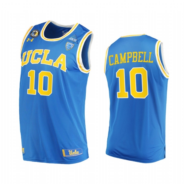 UCLA Bruins Tyger Campbell Jersey 2021 March Madness PAC-12 Blue Stand Together