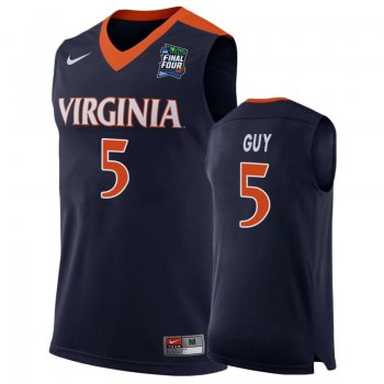 Virginia Cavaliers Kyle Guy #5 Navy 2019 Final-Four Replica Basketball Jersey