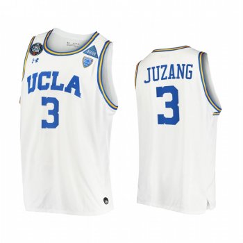 Johnny Juzang #3 UCLA Bruins 2021 March Madness Final Four Jersey White JRW