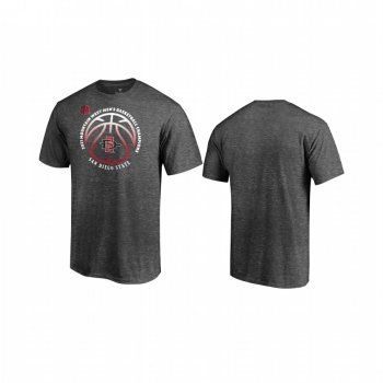 San Diego State Aztecs Charcoal 2021 Mountain West Conference Tournament Men Tee March Madness