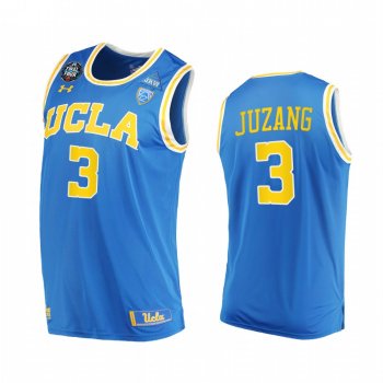 Johnny Juzang #3 UCLA Bruins 2021 March Madness Final Four Jersey Blue PAC-12