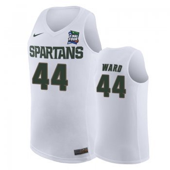 Michigan State Spartans Nick Ward #44 White 2019 Final-Four Replica Jersey