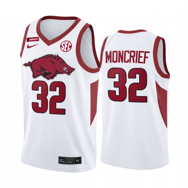 Sidney Moncrief Arkansas Razorbacks White Jersey Equality 2021 March Madness