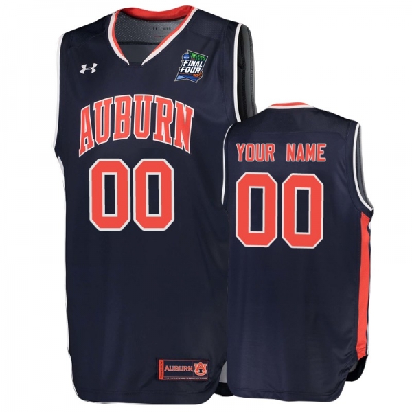 Auburn Tigers Custom #00 Navy 2019 Final-Four Replica Jersey