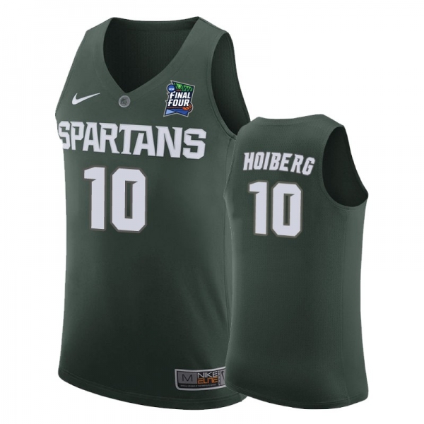 Michigan State Spartans Jack Hoiberg #10 Green 2019 Final-Four Replica Jersey