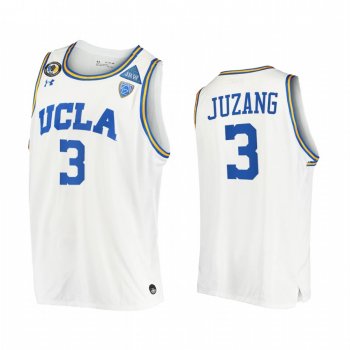 Johnny Juzang UCLA Bruins White Jersey 2021 March Madness PAC-12 Stand Together