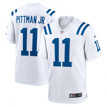 Men's Indianapolis Colts Nike Game Road Jersey - White - Michael Pittman Jr.