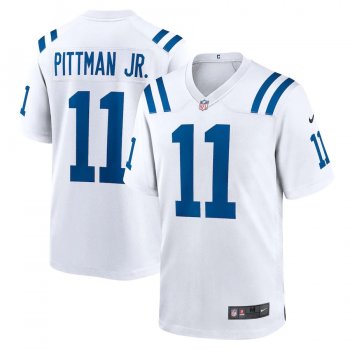 Youth Indianapolis Colts Nike Game Road Jersey - White - Michael Pittman Jr.