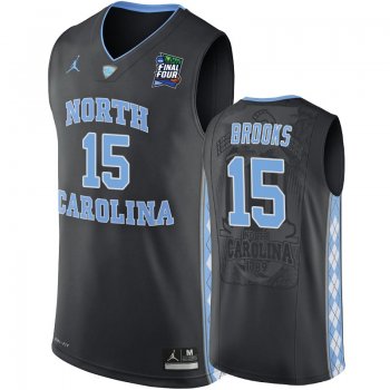 North Carolina Tar Heels Garrison Brooks #15 Black 2019 Final-Four Replica Basketball Jersey