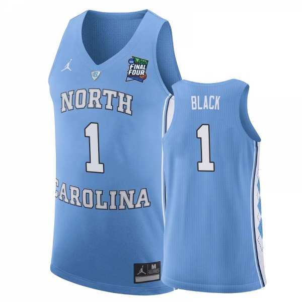 North Carolina Tar Heels Leaky Black #1 Light Blue 2019 Final-Four Replica Basketball Jersey