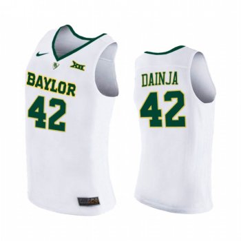 Baylor Bears Dain Dainja Jersey 2021 March Madness Elite 8 White