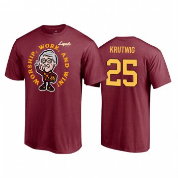 Loyola Ramblers Cameron Krutwig Maroon Sister Jean 2021 March Madness Men's T-Shirt