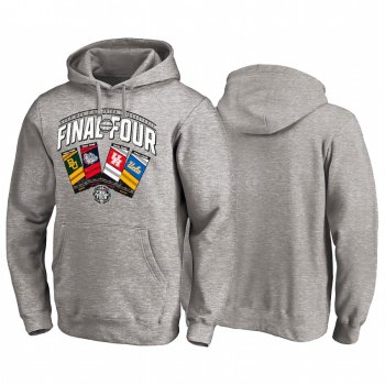 NCAA 2021 March Madness Final Four Free Throw Hoodie Gray