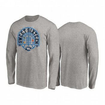 NCAA Gray 2021 March Madness Sweet 16 Long Sleeve Men T-Shirt March Madness