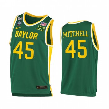 Davion Mitchell Baylor Bears 2021 NCAA National Champion #45 Jersey Green