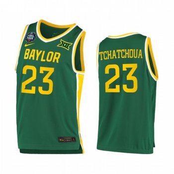 Jonathan Tchamwa Tchatchoua #23 Baylor Bears 2021 March Madness Final Four Jersey Green Home