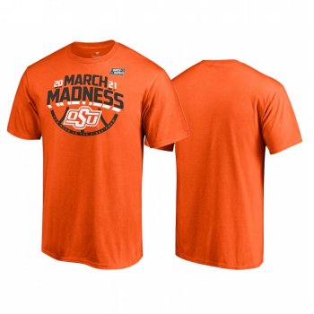 Oklahoma State Cowboys Orange 2021 NCAA March Madness Ticket Men Tee March Madness