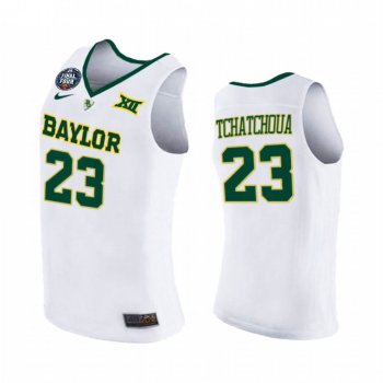 Jonathan Tchamwa Tchatchoua #23 Baylor Bears 2021 March Madness Final Four Jersey White