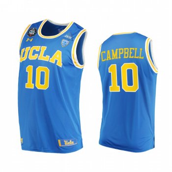 Tyger Campbell #10 UCLA Bruins 2021 March Madness Final Four Jersey Blue PAC-12