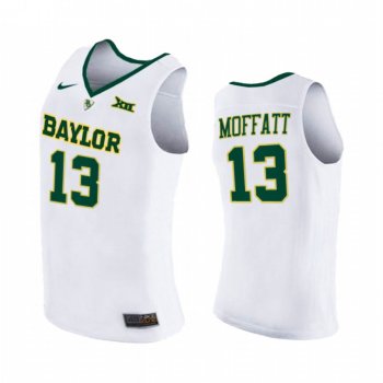 Baylor Bears Jackson Moffatt Jersey 2021 March Madness Elite 8 White