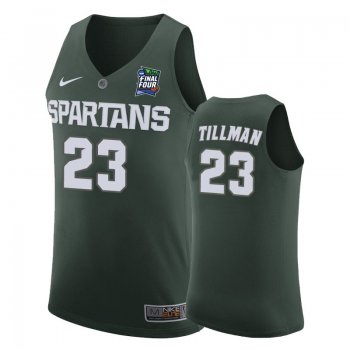 Michigan State Spartans Xavier Tillman #23 Green 2019 Final-Four Replica Jersey