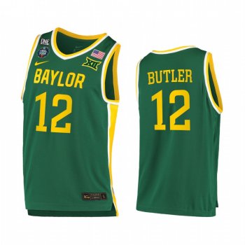 Jared Butler Baylor Bears 2021 NCAA National Champion #12 Jersey Green