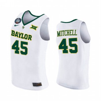 Davion Mitchell #45 Baylor Bears 2021 March Madness Final Four Jersey White