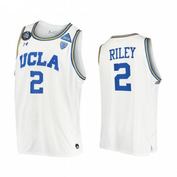 Cody Riley #2 UCLA Bruins 2021 March Madness Final Four Jersey White JRW