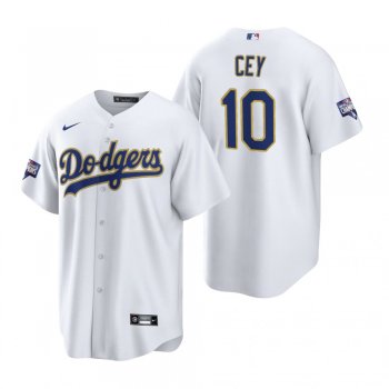 Los Angeles Dodgers Ron Cey White Gold 2021 Gold Program Replica Jersey