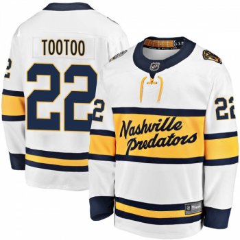 Youth Jordin Tootoo Nashville Predators Fanatics Branded 2020 Winter Classic Jersey - Breakaway White