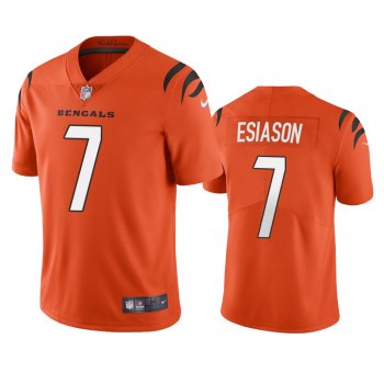 Men's Cincinnati Bengals Boomer Esiason Orange 2021 Vapor Limited Jersey