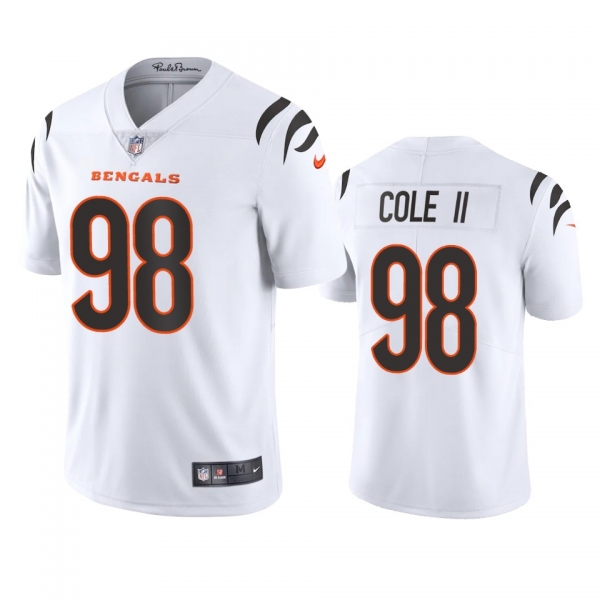 Men's Cincinnati Bengals D.J. Reader White 2021 Vapor Limited Jersey